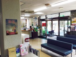 宮崎県日向市　一般内科の待合室